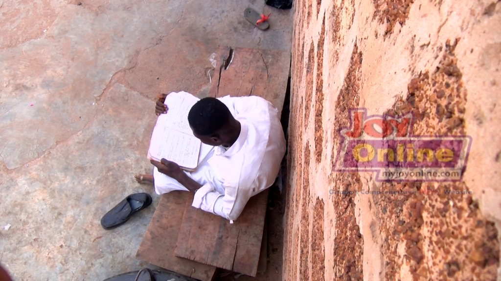 Down but not out - Inspirational story of a 16-year-old physically-challenged aspiring to be a footballer Wahab Kadir loves reading www.myjoyonline.com