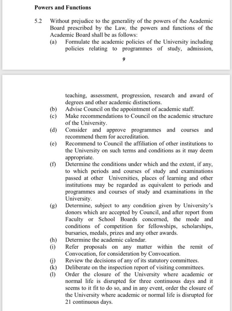 Fact-check: UCC statutes allow school's closure after 21 days of non-academic work Fact-check: UCC statutes allow school's closure after 21 days of non-academic work