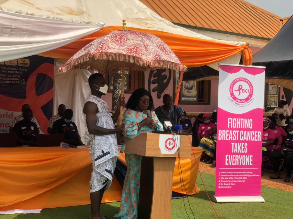 Goasomanhene challenges traditional rulers to leverage their influence to care for cancer patients Goasomanhene challenges traditional rulers to leverage their influence to care for cancer patients