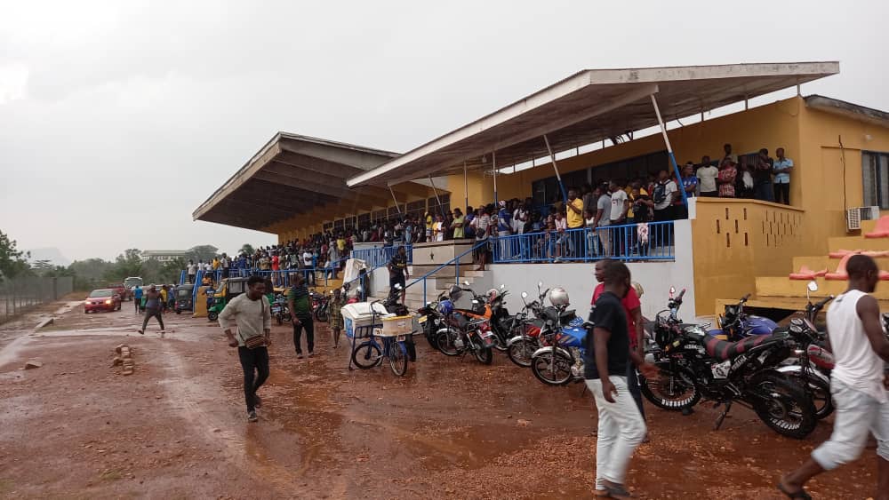 Ho Sports Stadium floods after 15 minutes of rain