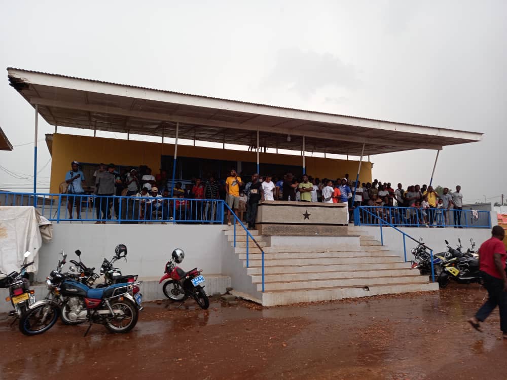 Ho Sports Stadium floods after 15 minutes of rain