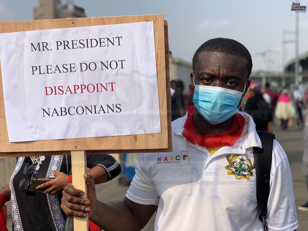 NABCO beneficiaries to picket at Jubilee House on September 20 over unpaid allowances NABCO beneficiaries to picket at Jubilee House on September 20 over unpaid allowances