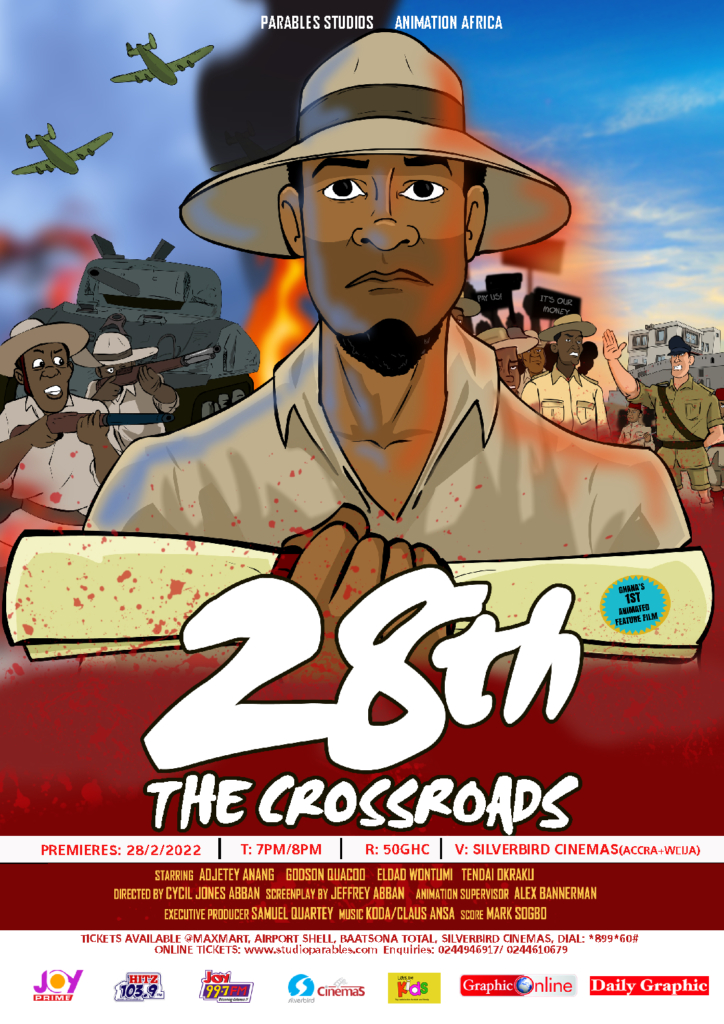 '28th, The Crossroads': Ghana's first animation film to re-create memorable Christiansburg shooting premiers on Feb. 28