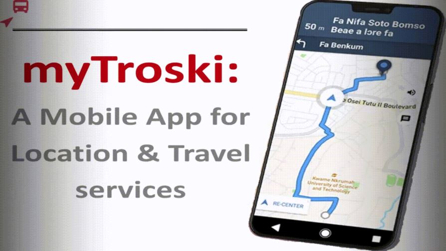 Having difficulties navigating your locality? KNUST develops myTroski app; it speaks twi, too