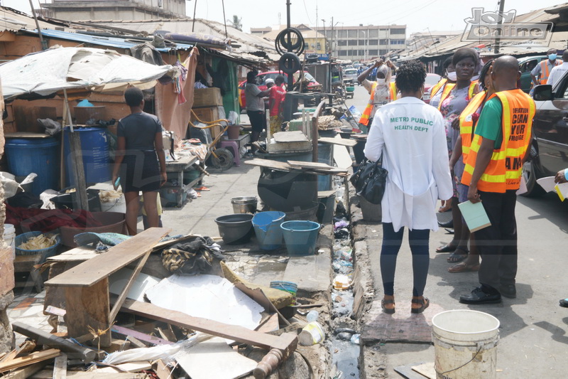 Operation Clean Your Frontage: Korle-wonko residents made to clean their surroundings