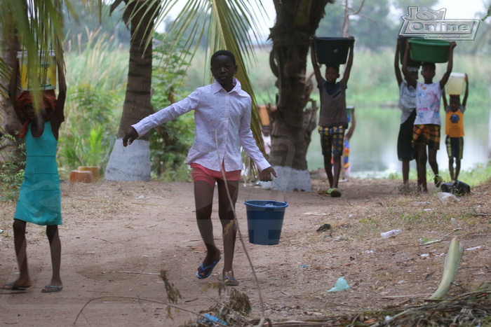 Water crisis hits Ngleshie Amanfro