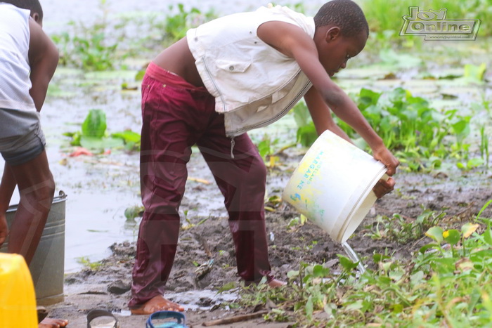 Water crisis hits Ngleshie Amanfro