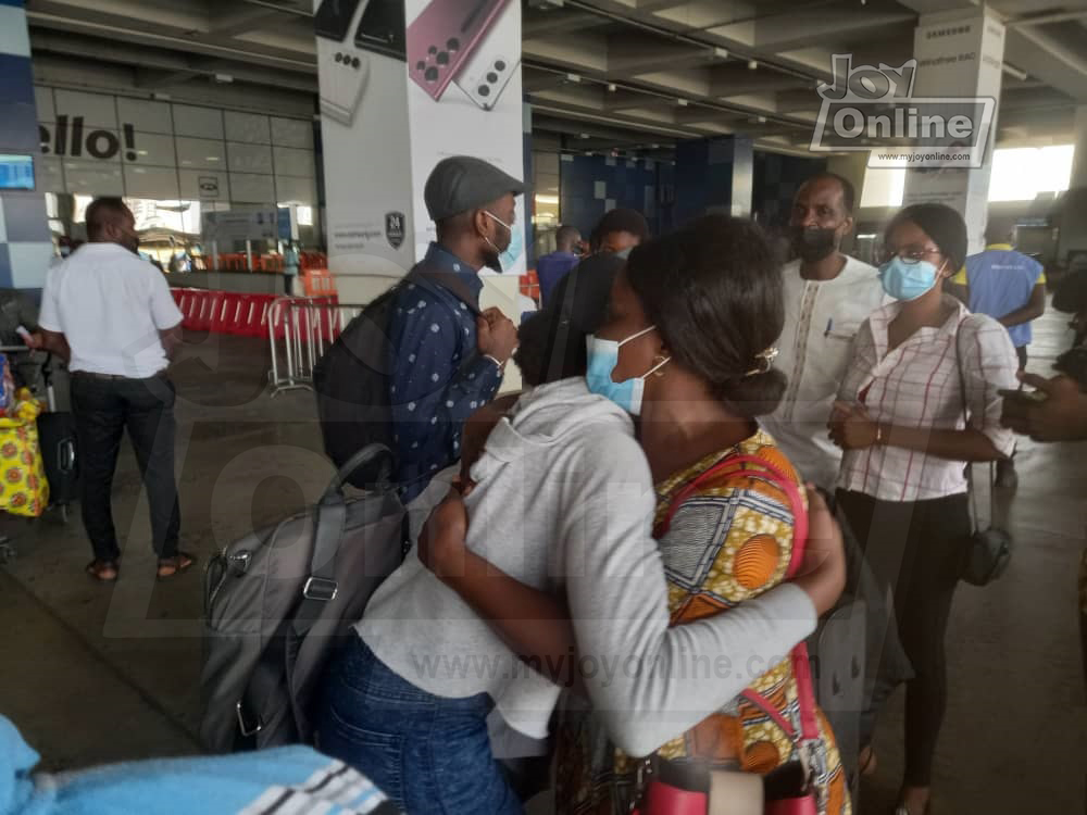 Photos and video: First set of Ghanaian nationals arrive from Ukraine