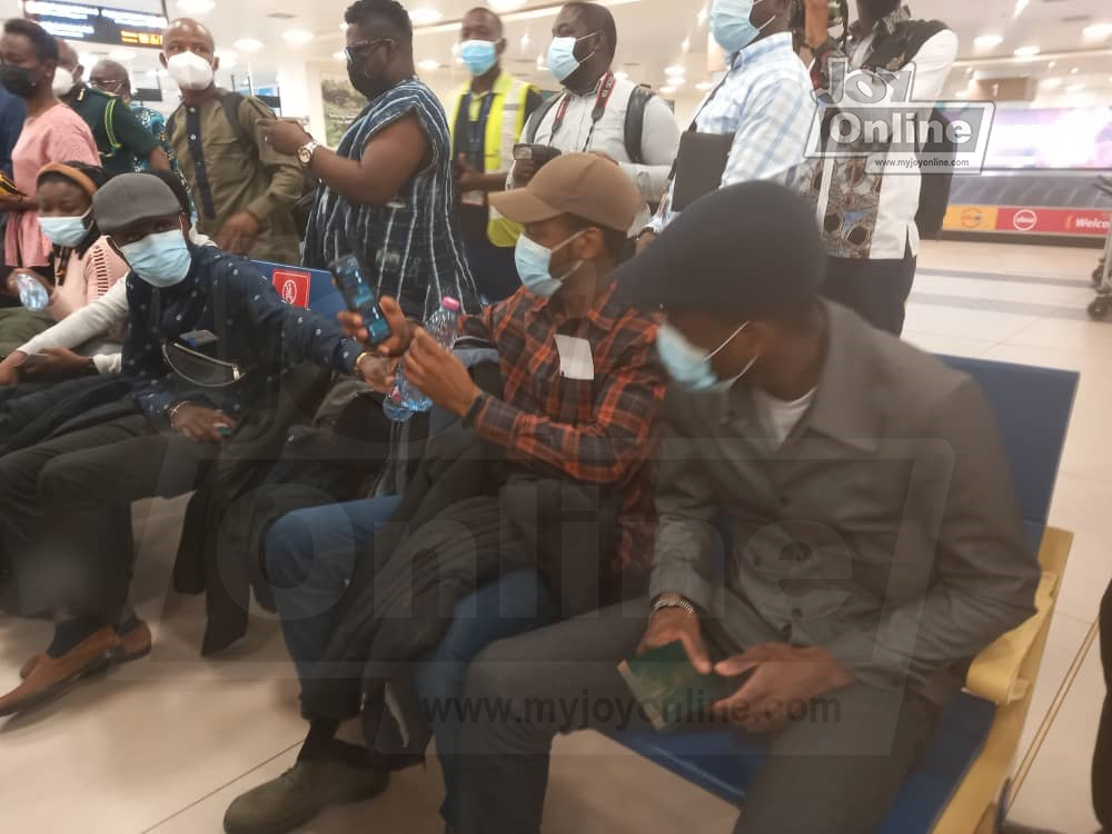 Photos and video: First set of Ghanaian nationals arrive from Ukraine