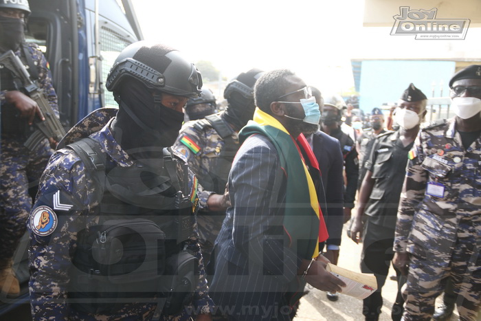 #Fixthecountry convener Oliver Barker-Vormawor's day in Tema High Court