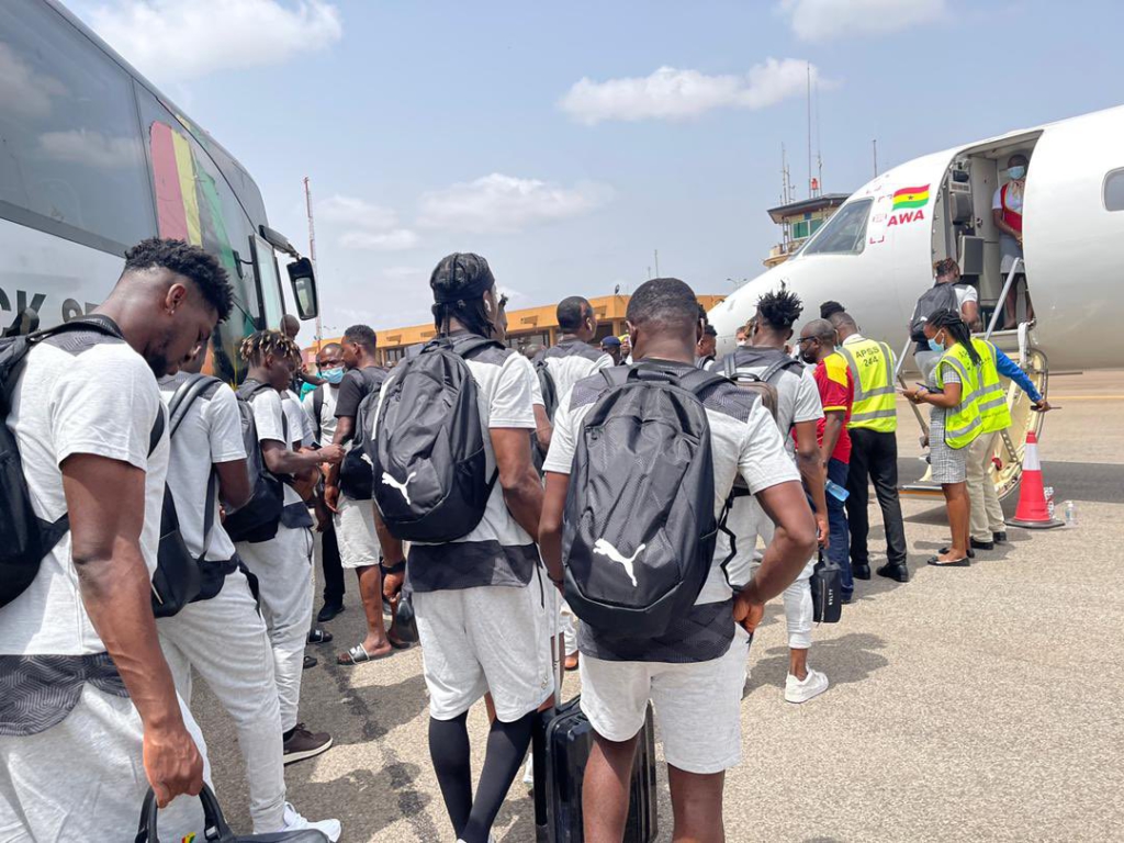 Black Stars arrive in Nigeria for second leg of FIFA World Cup qualifier playoff