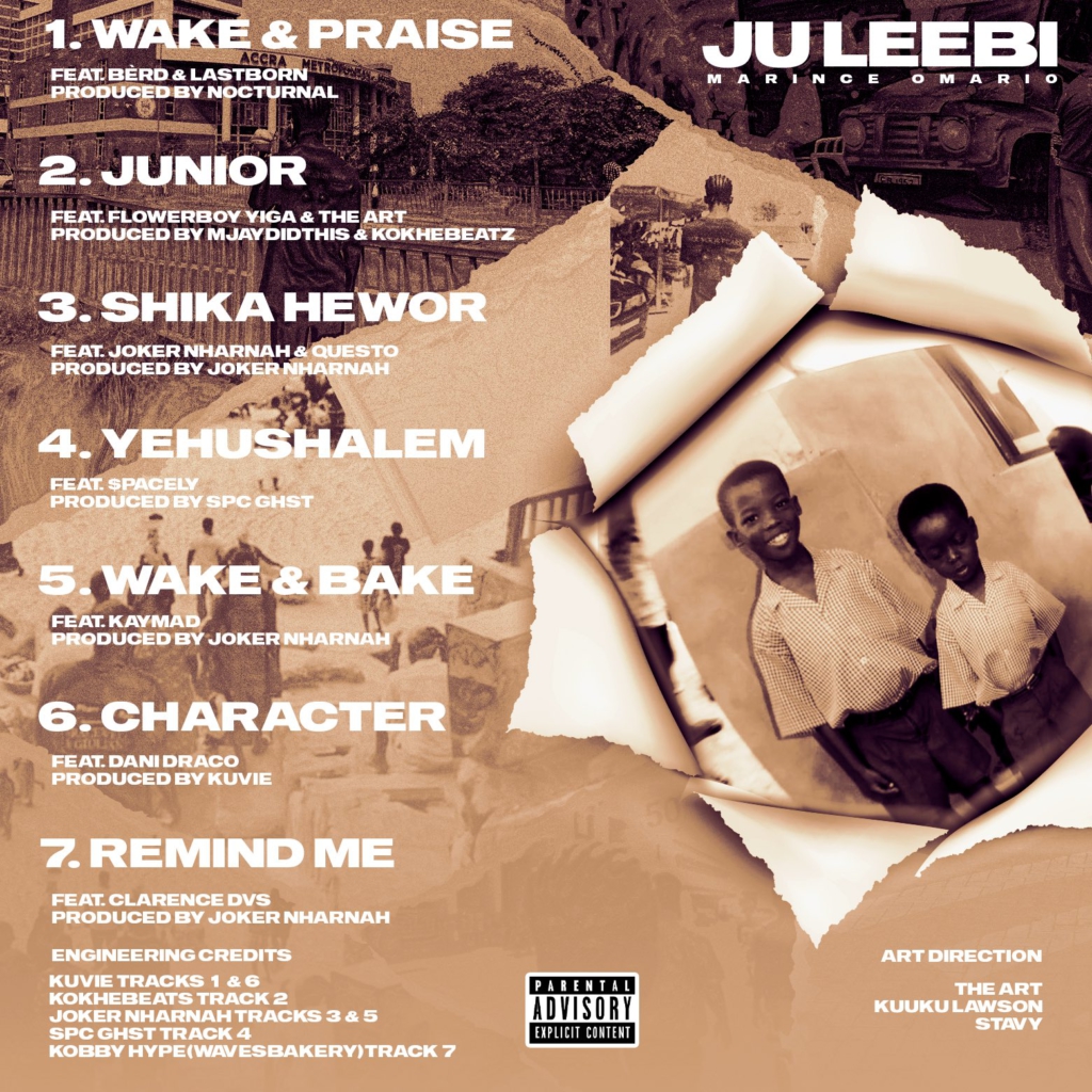 Marince Omario releases 'Ju Leebi' mixtape