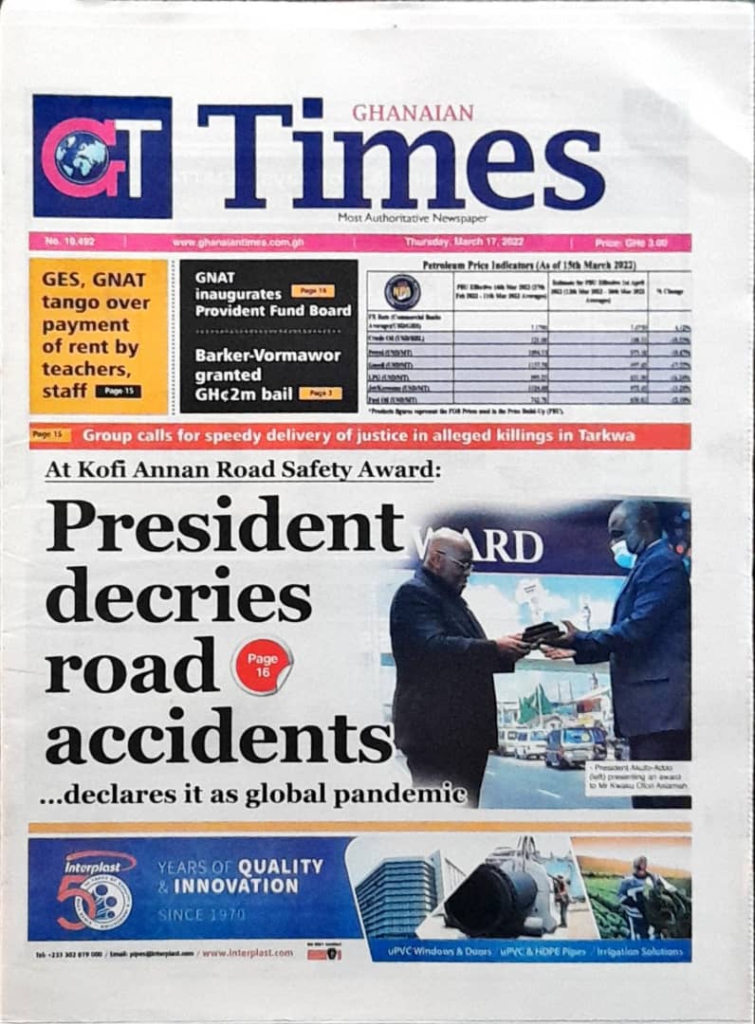 Today's front pages: Thursday, March 17, 2022 Today's front pages: Thursday, March 17, 2022