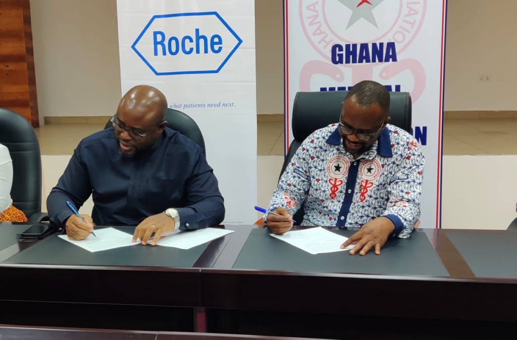 Roche Ghana and Ghana Medical Association sign MoU for improved quality healthcare for non-communicable diseases