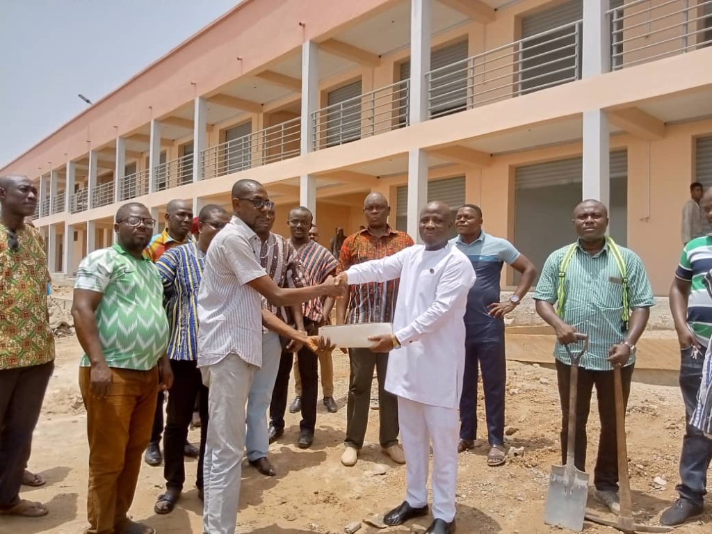 Hohoe MCE cuts sod for three major projects