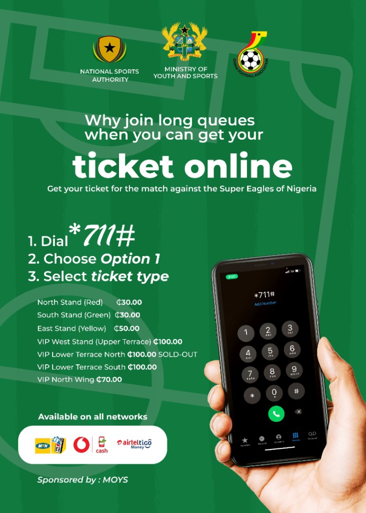 Ghana - Nigeria World Cup playoff: About 20k tickets online