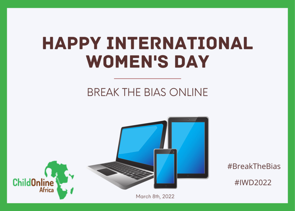 International Women's Day: Child Online Africa recommends ways of dealing with online biases against women