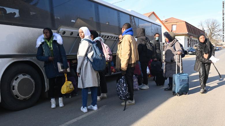 Foreign students fleeing Ukraine say they face segregation, racism at border