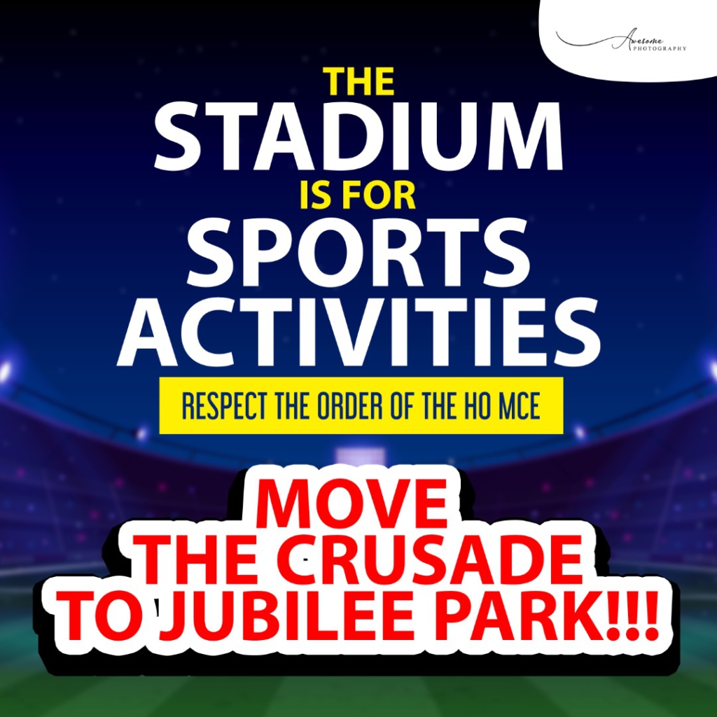 Pandemonium over the ‘misuse’ of the Ho Sports Stadium for non-sporting activities