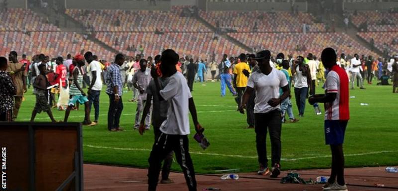 Nigeria await Fifa verdict on crowd trouble after Ghana game