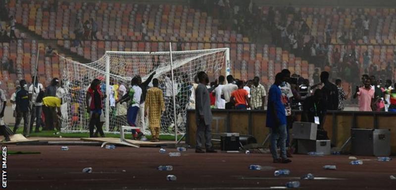 Nigeria await Fifa verdict on crowd trouble after Ghana game