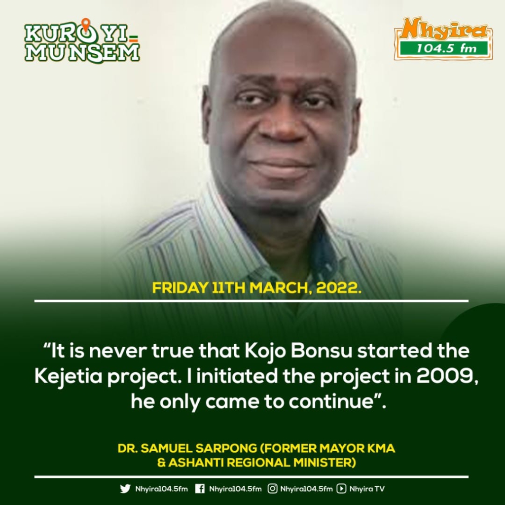 Kojo Bonsu can never be the flagbearer of NDC – Samuel Sarpong Kojo Bonsu can never be the flagbearer of NDC – Samuel Sarpong