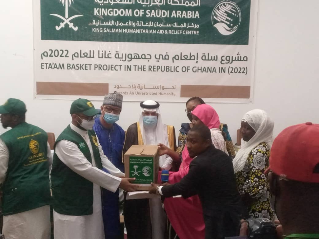 Saudi Government donates 150.5 tons of food ahead of Ramadan