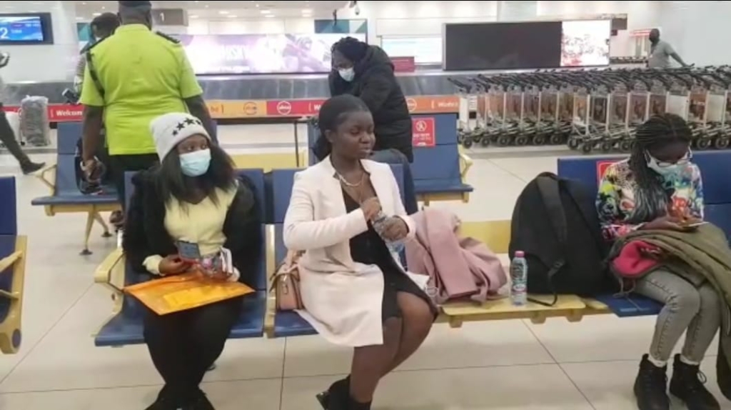 Second batch of Ghanaians from Ukraine arrives home Second batch of Ghanaians from Ukraine arrives home