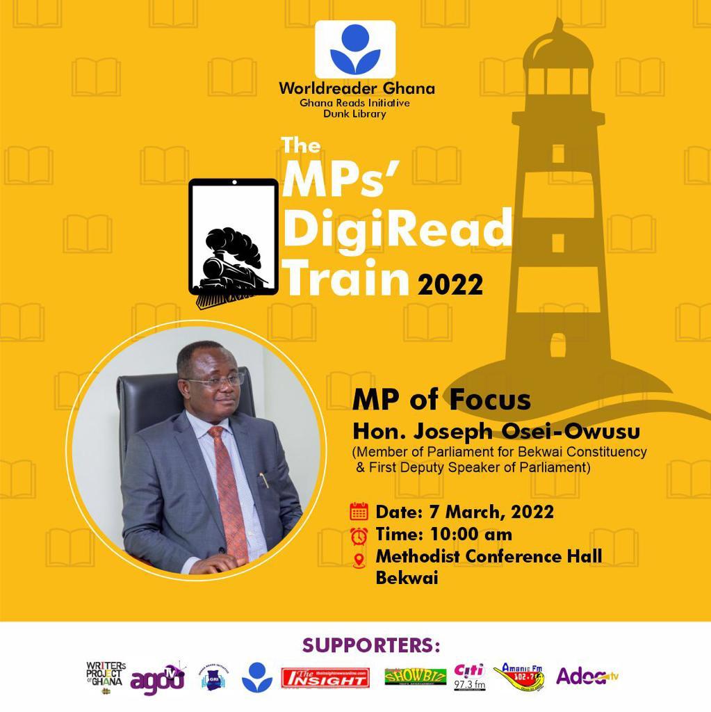 All is set for the Worldreader Ghana’s “MPs DigiRead Train” 2022 2 WhatsApp Image 2022 03 04 at 4.21.14 PM 1