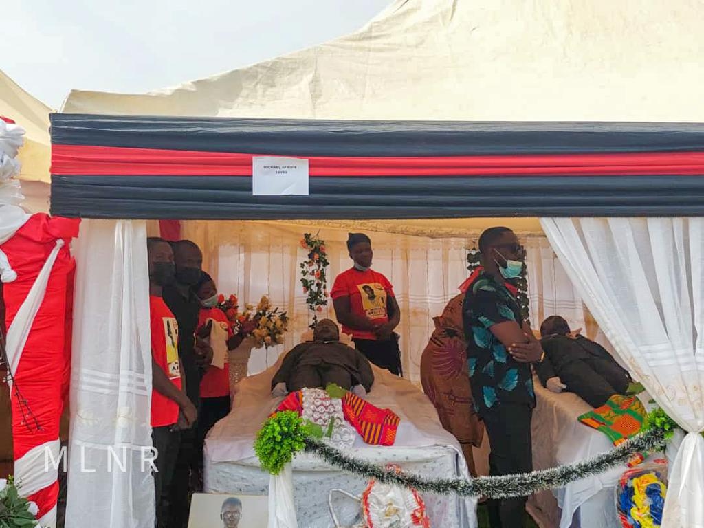 Government commiserates with residents of Appiatse as deceased victims are laid to rest