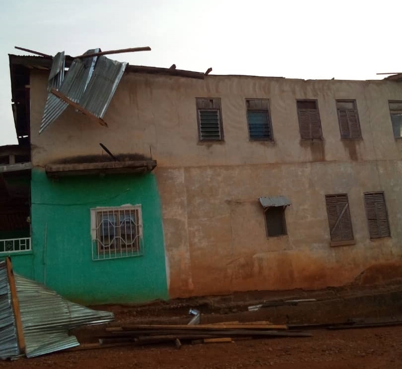 Rainstorm destroys homes, schools and other property in Obogu community