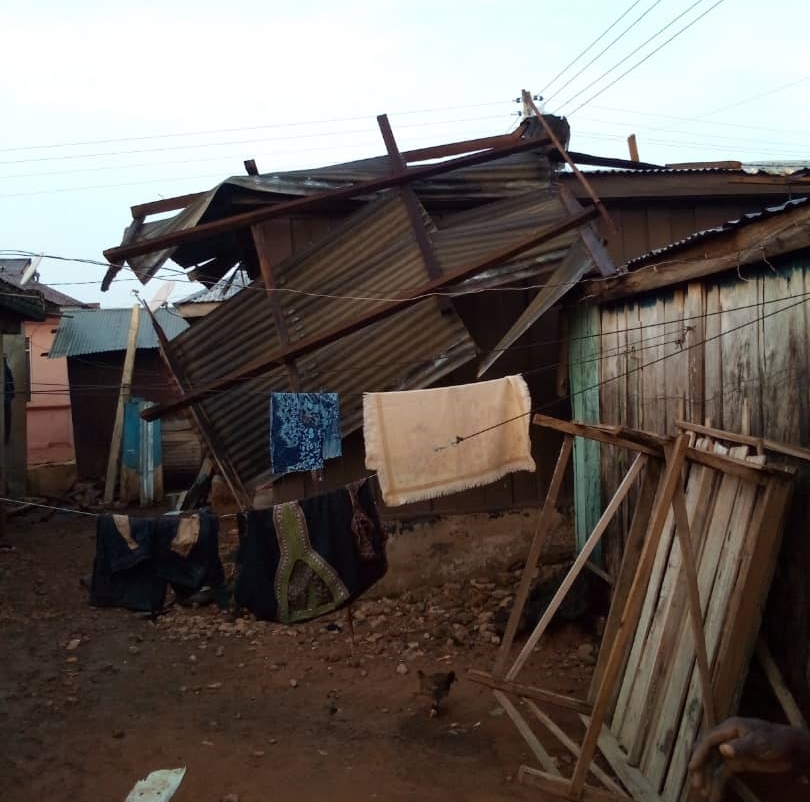 Rainstorm destroys homes, schools and other property in Obogu community