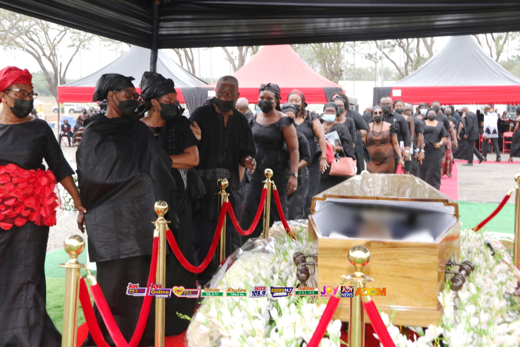 Photos and videos from funeral service of the late Elvis Koku Kwashie