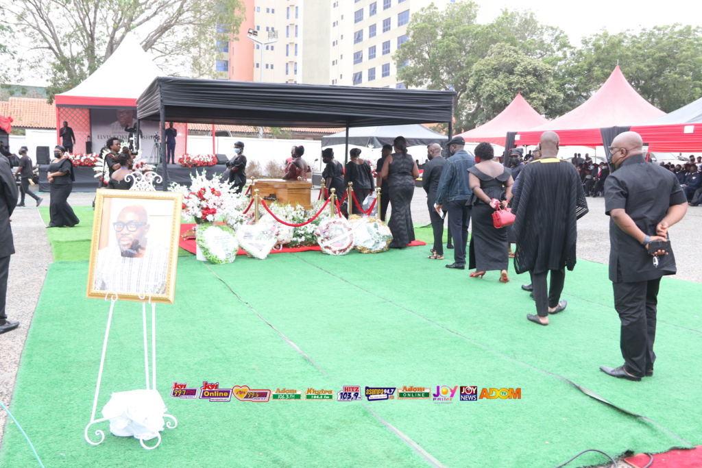 Photos and videos from funeral service of the late Elvis Koku Kwashie