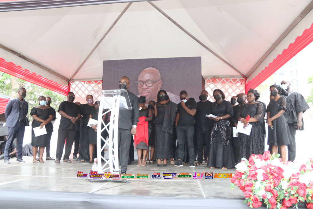 Photos and videos from funeral service of the late Elvis Koku Kwashie