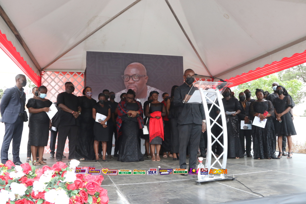 Photos and videos from funeral service of the late Elvis Koku Kwashie