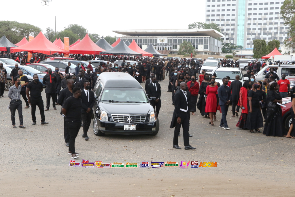 Photos and videos from funeral service of the late Elvis Koku Kwashie