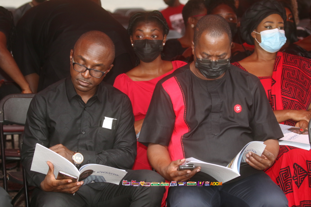 Photos and videos from funeral service of the late Elvis Koku Kwashie