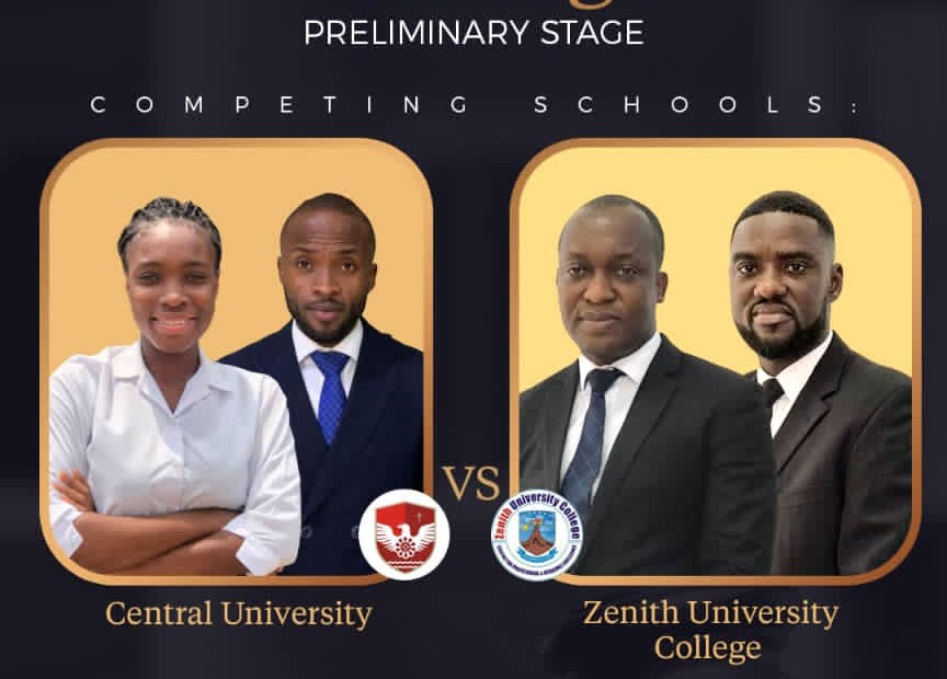 The Law Challenge: Zenith University College beats Central University in prelims