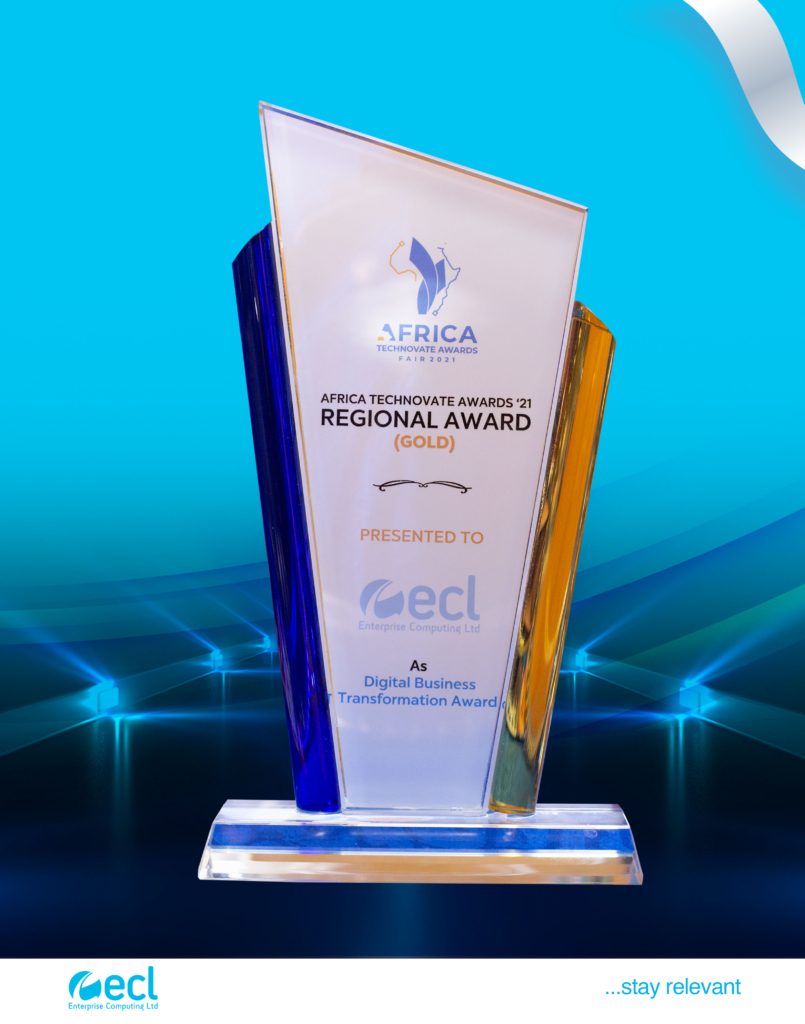 ECL wins Digital Business Transformation award at 2021 Africa Technovate Awards