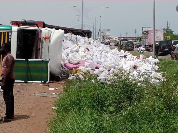 2 separate road crashes recorded on Tema motorway