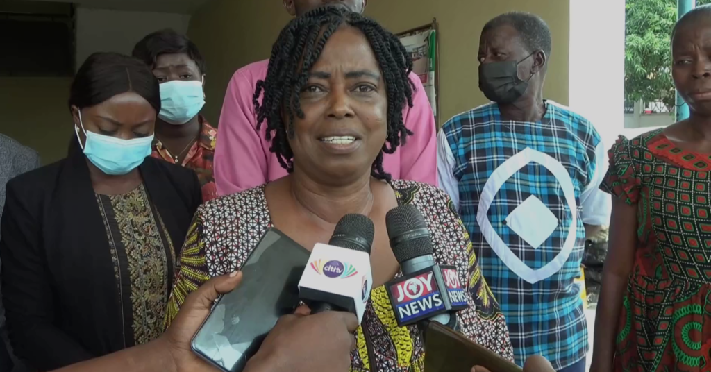 Mother of missing Lands Commission staffer faces off with prime suspect who is her son-in-law Cecelia Obenewaa-Appiah www.myjoyonline.com