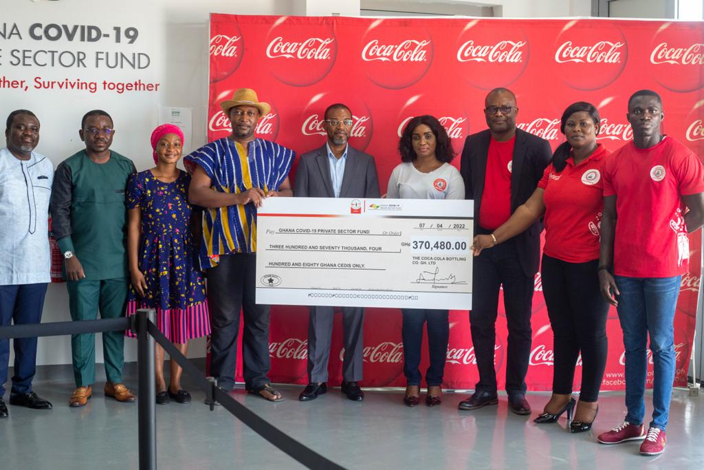Coca-Cola Ghana contributes ¢1.4m to Covid-19 Private Sector Fund