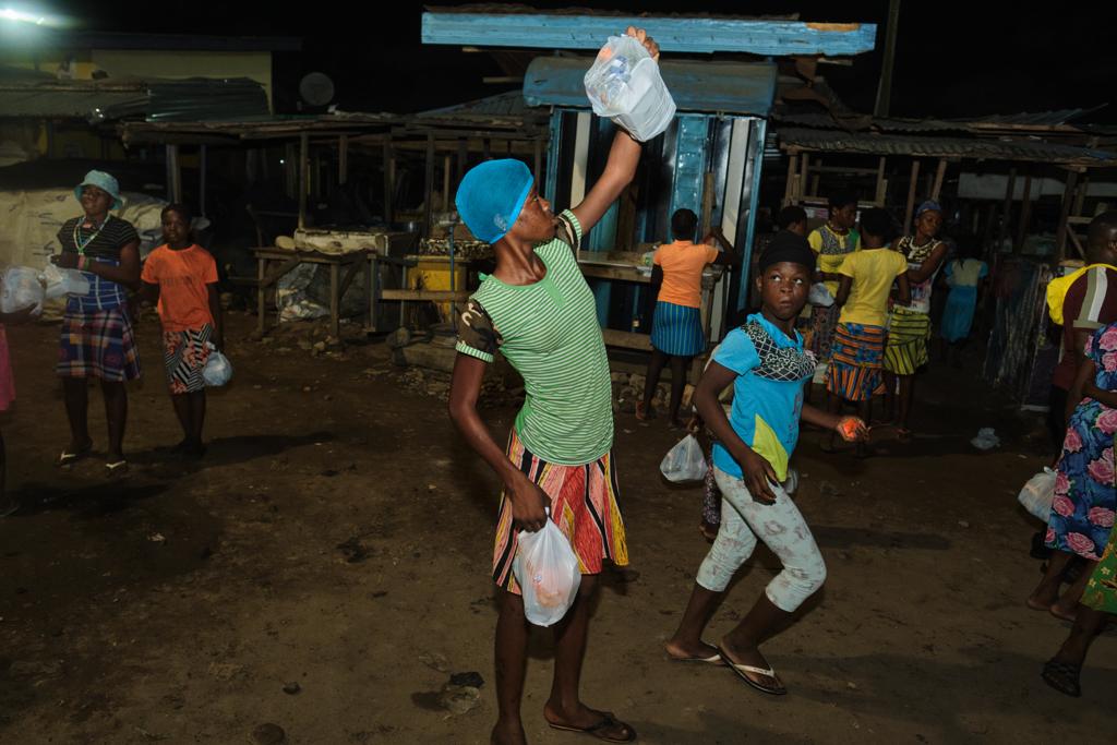 Easter Soup Kitchen: Kayaye, labourers at Mallam-Atta market enjoy hot meal prepared by Multimedia Group staff