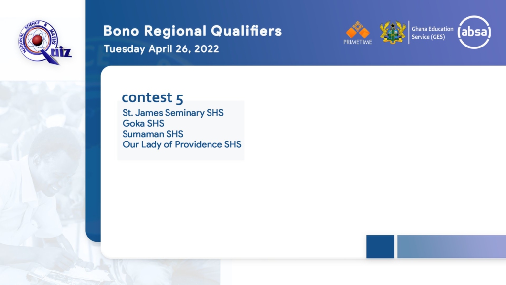 NSMQ 2022 regional qualifiers begin on April 25; here are all the fixtures