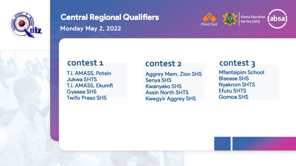 NSMQ 2022 regional qualifiers begin on April 25; here are all the fixtures