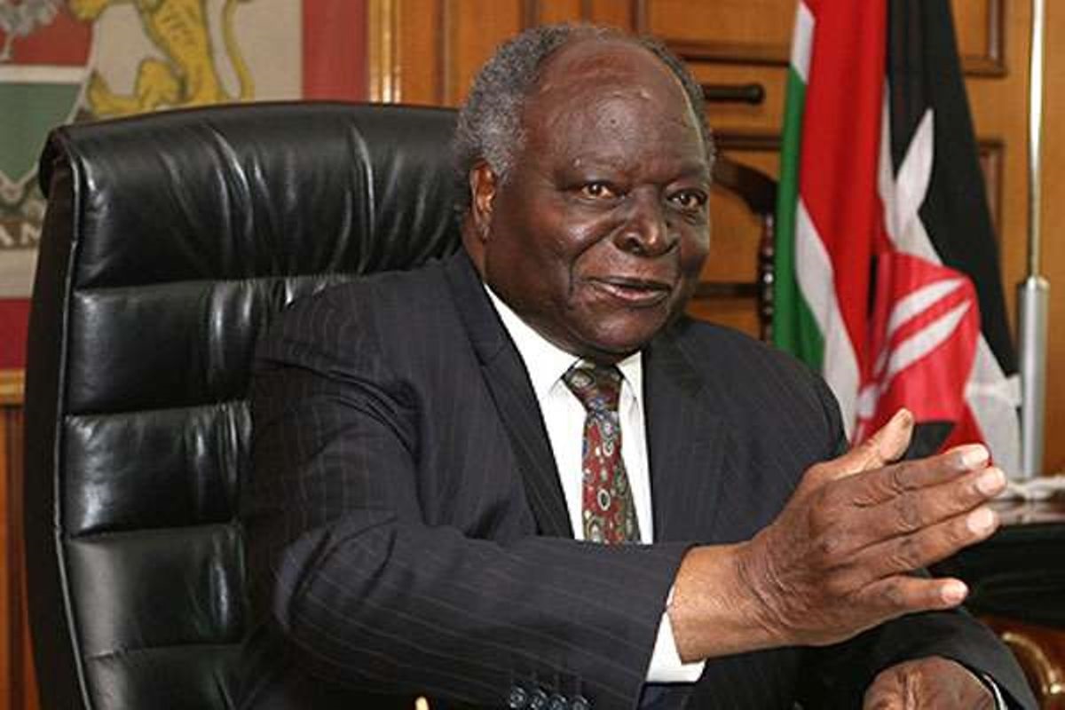 Former Kenyan President Mwai Kibaki