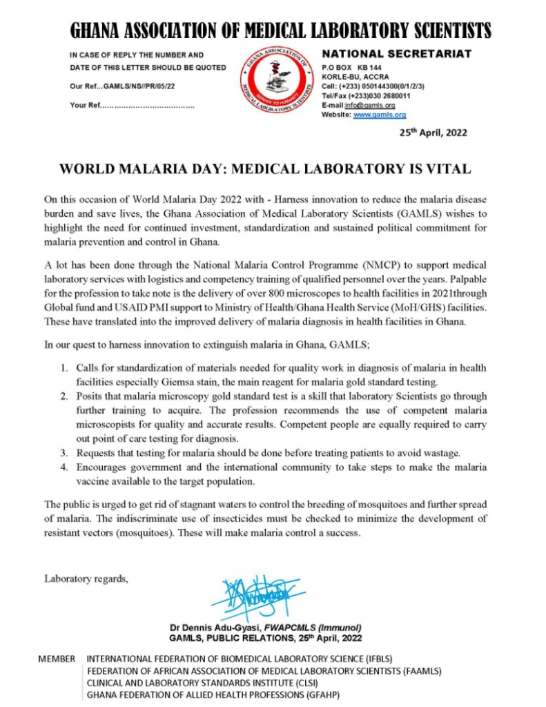 Government urged to make malaria vaccines available