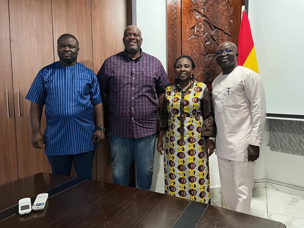 Greater Accra Regional Minister commends NSS boss for new vision of employment