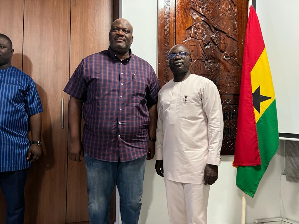 Greater Accra Regional Minister commends NSS boss for new vision of employment